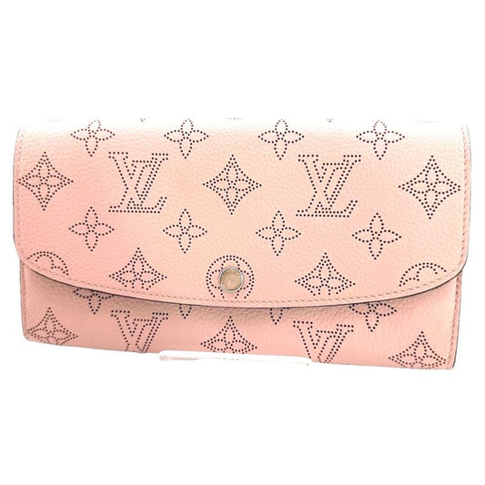 Louis Vuitton M60145 Monogram Mahina Portefeuille Iris Long Wallet Louis