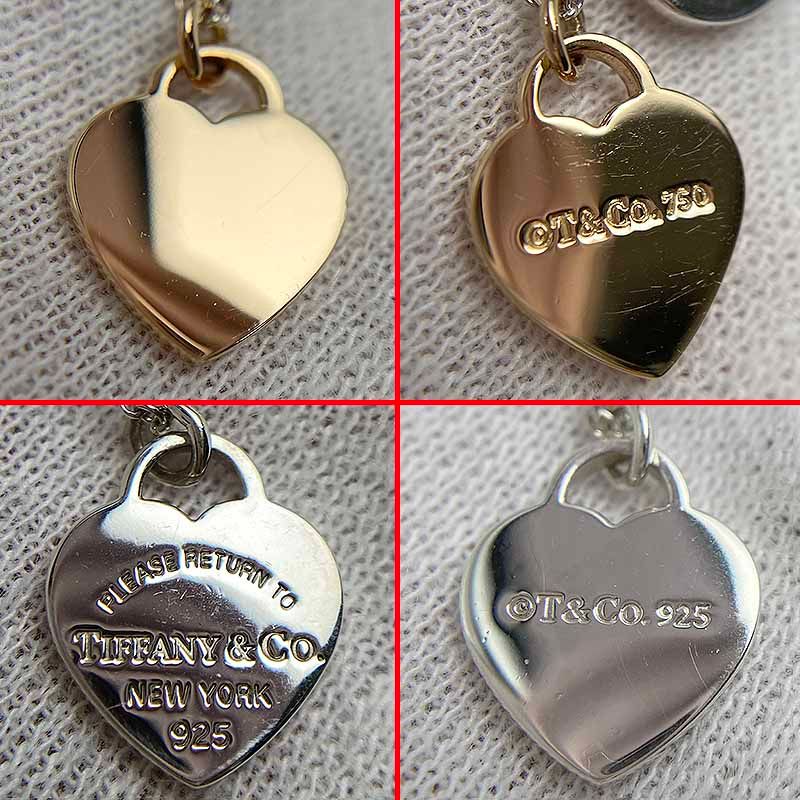 Tiffany & Co Tiffany & Co Return To Double Heart Necklace Sv925 Rubed Metal