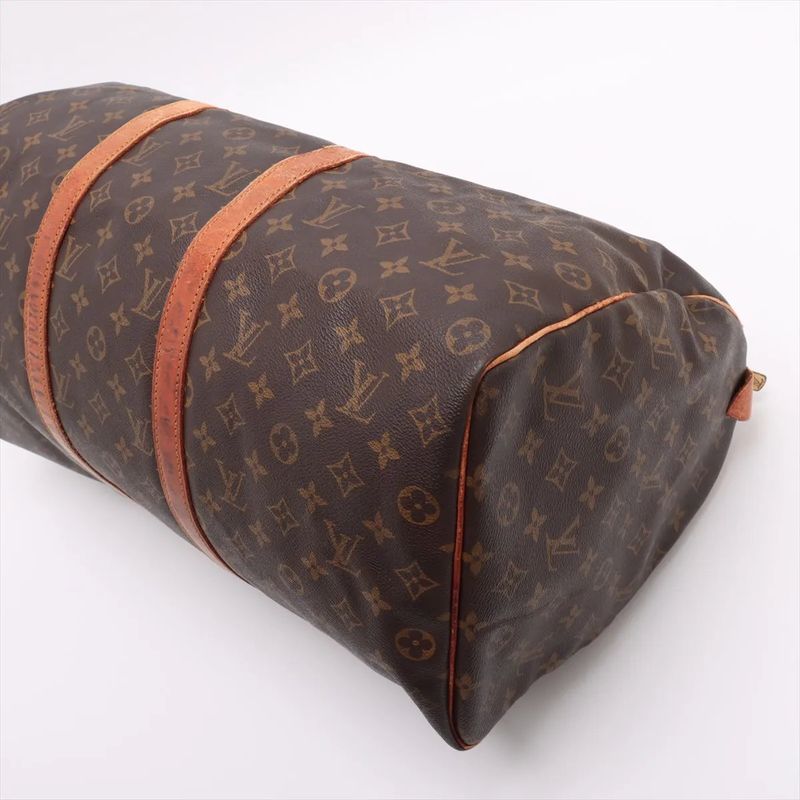 Louis Vuitton Monogram Keepall 50 M41426 Leather Boston Bag Business Travel