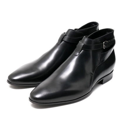 Saint Laurent Boots Size 43 Leather Ankle Strap Jopper Boots Short