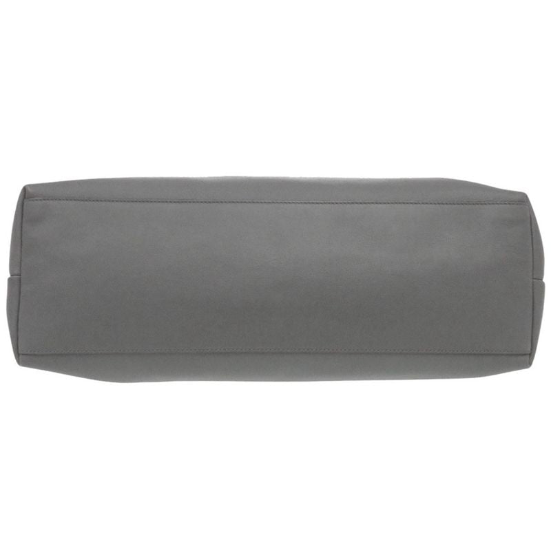 Gucci Bamboo 365345 Leather Grey Tote Bag 0835 Gucci