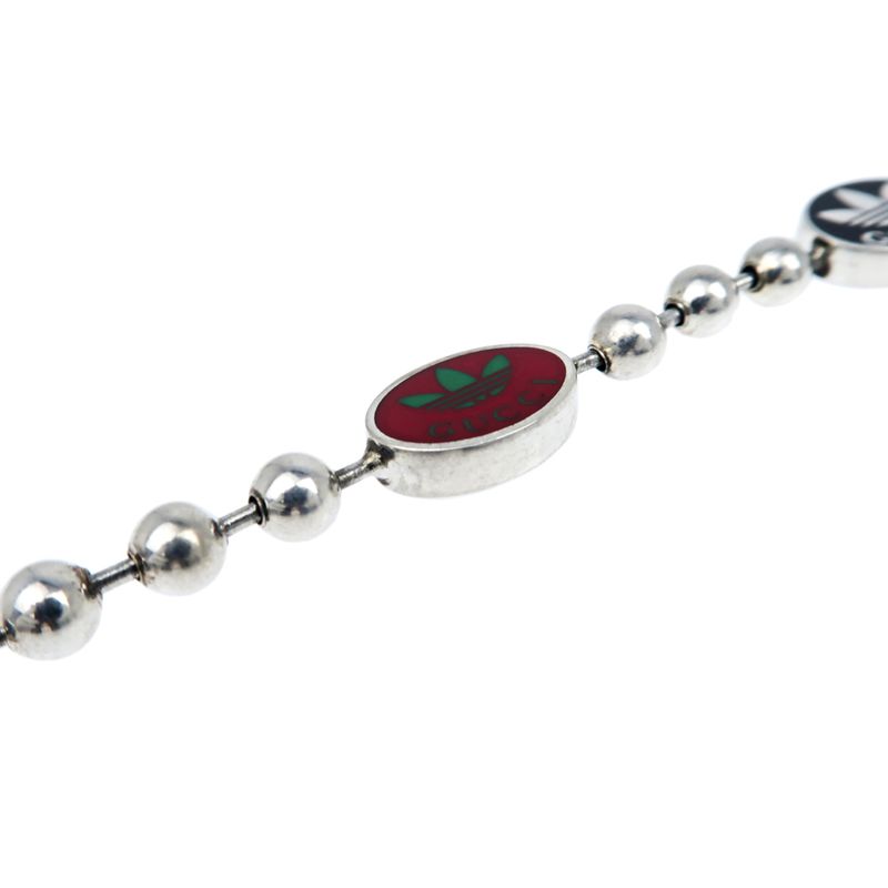 Gucci Adidas Collaboration Bracelet Ball Chain 16 Ag925 Multicolor