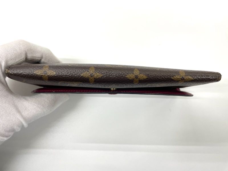 Louis Vuitton Monogram Portefeuille Emilie Zipper Long Wallet M41943 Brown ×