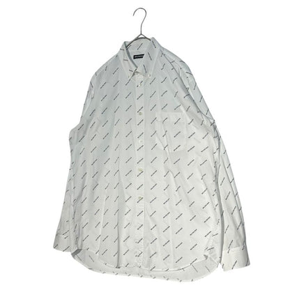 Balenciaga 18ss All Over Logo L S Shirt All Over Logo Long Sleeve Shirt