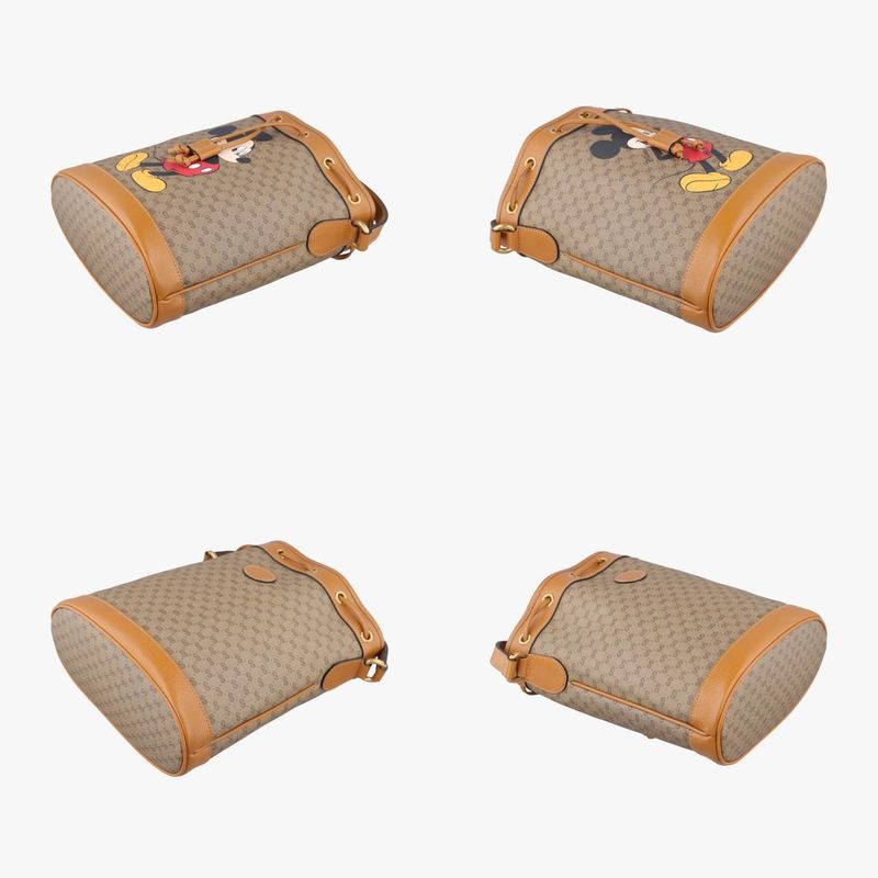 Gucci Micro Gg/small Bucket Bag Multicolor PVC Coated Canvas 602691 I031391325