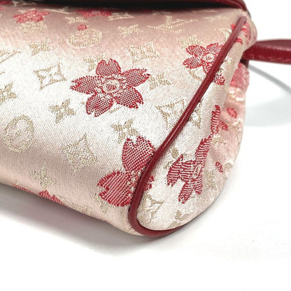 Louis Vuitton Shoulder Bag Griotte M92588 Satin Pink