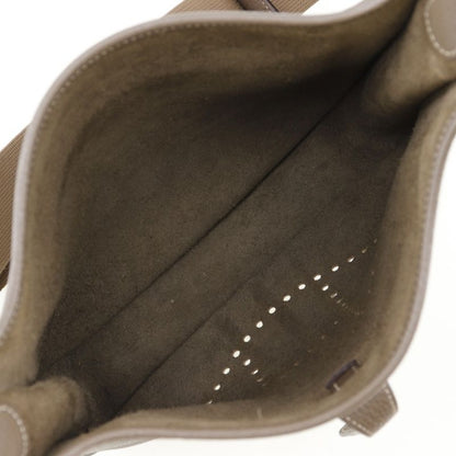 Hermes Evelyn 3PM Taurillon Clemence Etoupe Gold Hardware D Ladies Shoulder Bag