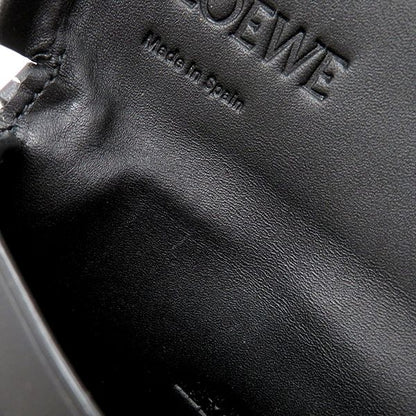 Loewe Shoulder Bag Small Heel Pouch Soft Calf Black Anagram Pouch C661t14x12