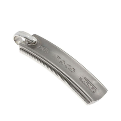 Tiffany & Co Tiffany & Co Plate Pendant Top SV Titanium Ladies