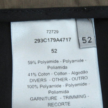 DIOR Christian DIOR Homme 293c179a4717 Buckle Bermuda Logo Patch Shorts Brown 52 Made In