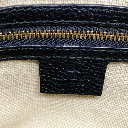 Gucci Handbag Soho 369176 Black Leather