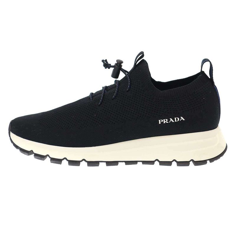 Prada Knitted Socks Sneakers 2s 2953 Black 7