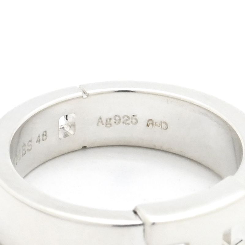 Hermes Ring Hera Cles S Ring Silver 925 Silver #48 (Jp8) Sv925 Ag925 H Motif