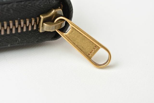 Gucci Unused Wallet Gucci Long Wallet Vintage Logo Print 496317 Black