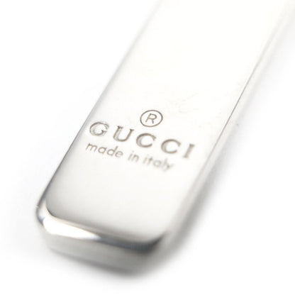 Gucci 774055 Diagonal Interlocking G Ag925 Chain Necklace Silver With Box And
