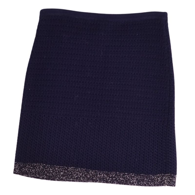 Chanel Skirt Knit Cotton Bottoms Women