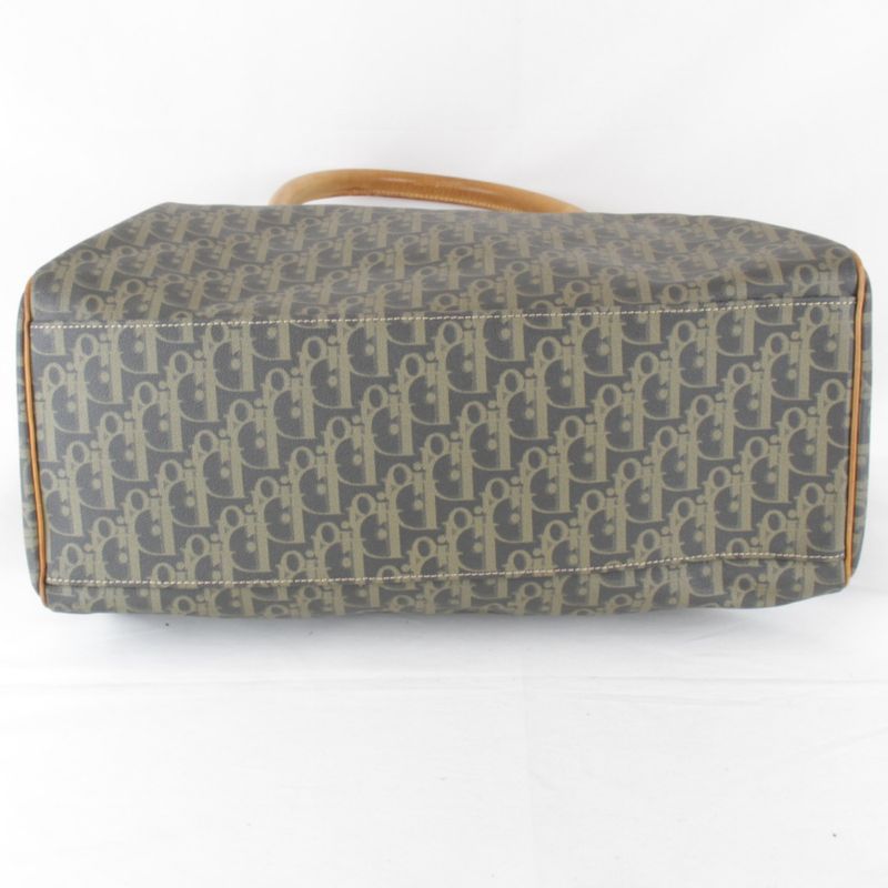 Christian Dior Trotter Boston Bag Monogram Canvas Ladies