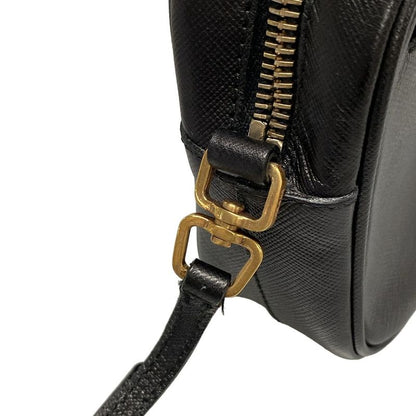 Prada Shoulder Bag - Bt0077 Black Leather