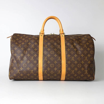 Louis Vuitton Boston Bag Keepall 50 Brown Rank A
