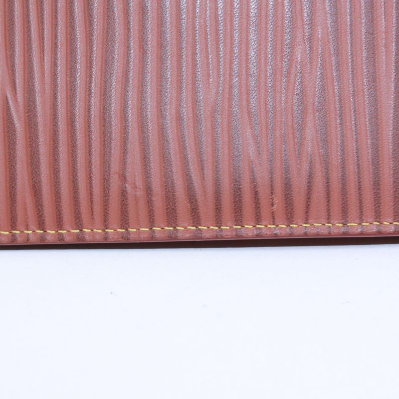 Louis Vuitton Portefeuille Brazza NM Leather Brown Wallet Silver M82631