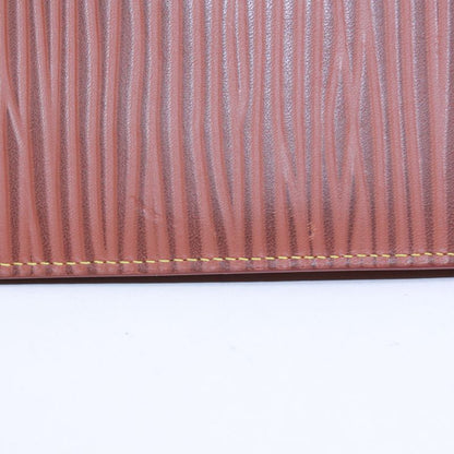 Louis Vuitton Portefeuille Brazza NM Leather Brown Wallet Silver M82631