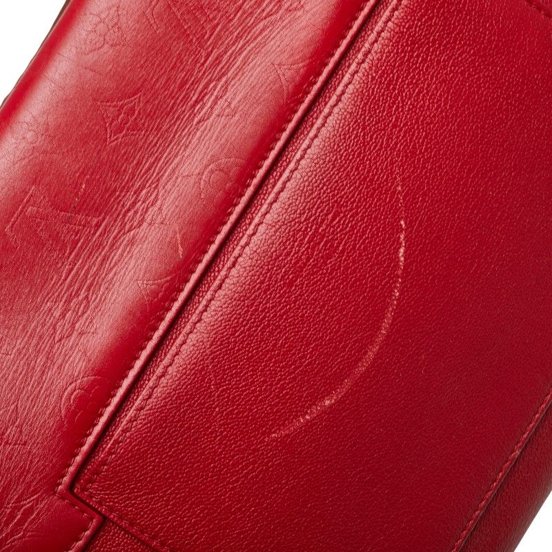 Louis Vuitton Monogram Very Handbag Shoulder Bag 2WAY M42905 Red Brown Leather