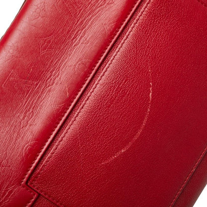 Louis Vuitton Monogram Very Handbag Shoulder Bag 2WAY M42905 Red Brown Leather