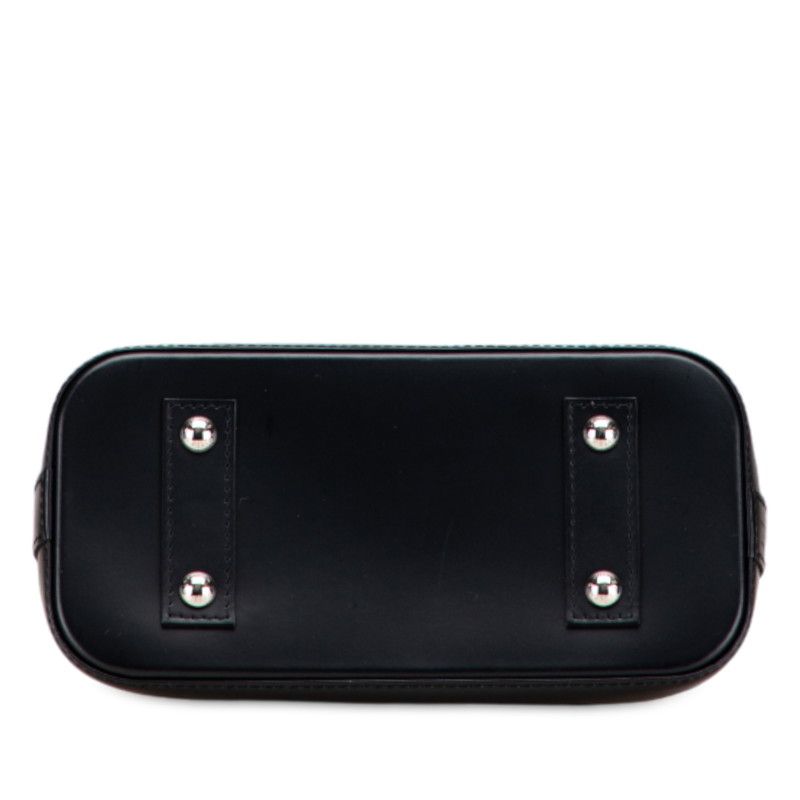 Louis Vuitton Epi Denim Alma BB Handbag Shoulder Bag 2WAY M41437 Blue Black