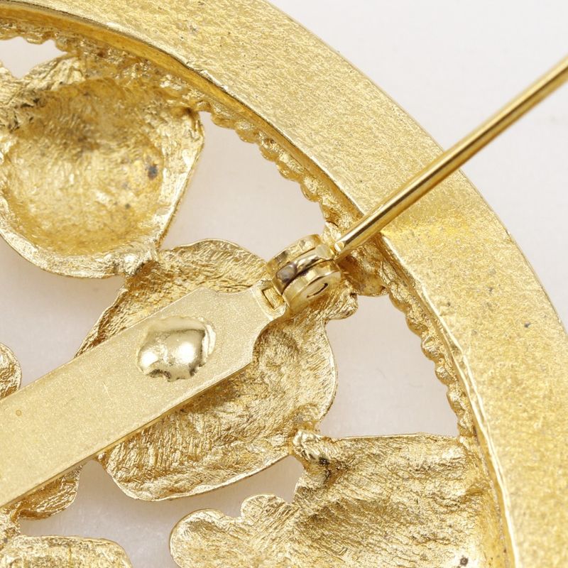 [dior] Christian Dior Perfume Bottle Perfume Motif Gold Plated Ladies 17.0g