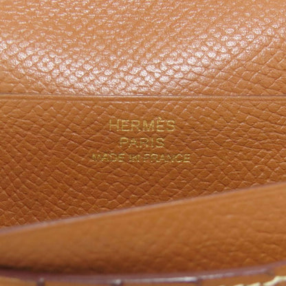 Hermes Bearn Compact Gold Hardware Bifold Wallet With Coin Purse Epson Women