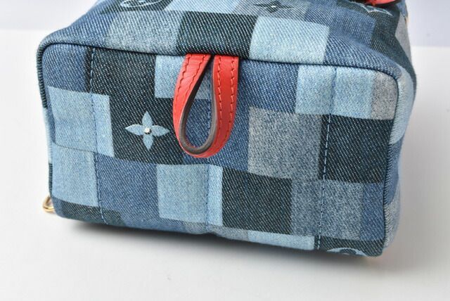 Louis Vuitton Backpack Mini Shoulder Bag Louis Vuitton Bag Denim Monogram Palm