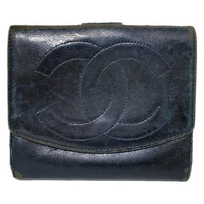 Chanel W-hook Wallet - Black Coco Lambskin