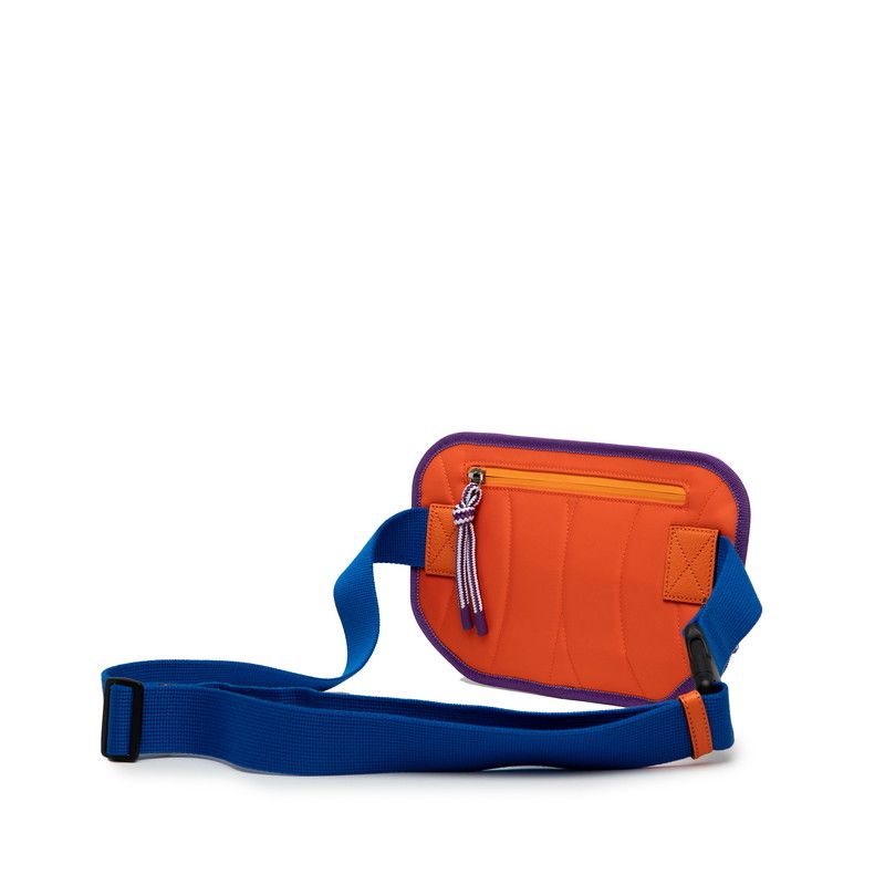 Gucci GG Nylon Belt Bag Body Bag Waist Bag 752102 Blue Purple Orange Nylon