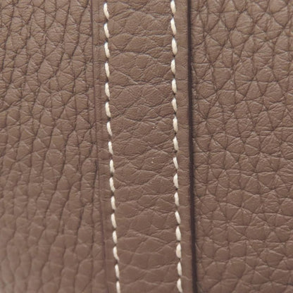 Hermes Picotin Lock MM Etope Silver Hardware Handbag Taurillon Women