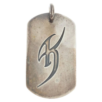 Chrome Hearts Lrg D T Large Dog Tag Himuro Kyosuke Pendant Top Silver