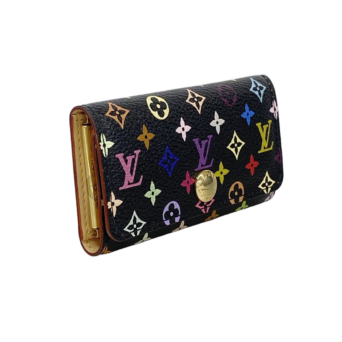 Louis Vuitton Key Case Monogram Multicolor Multicles 4 Noir Key Holder — view 2
