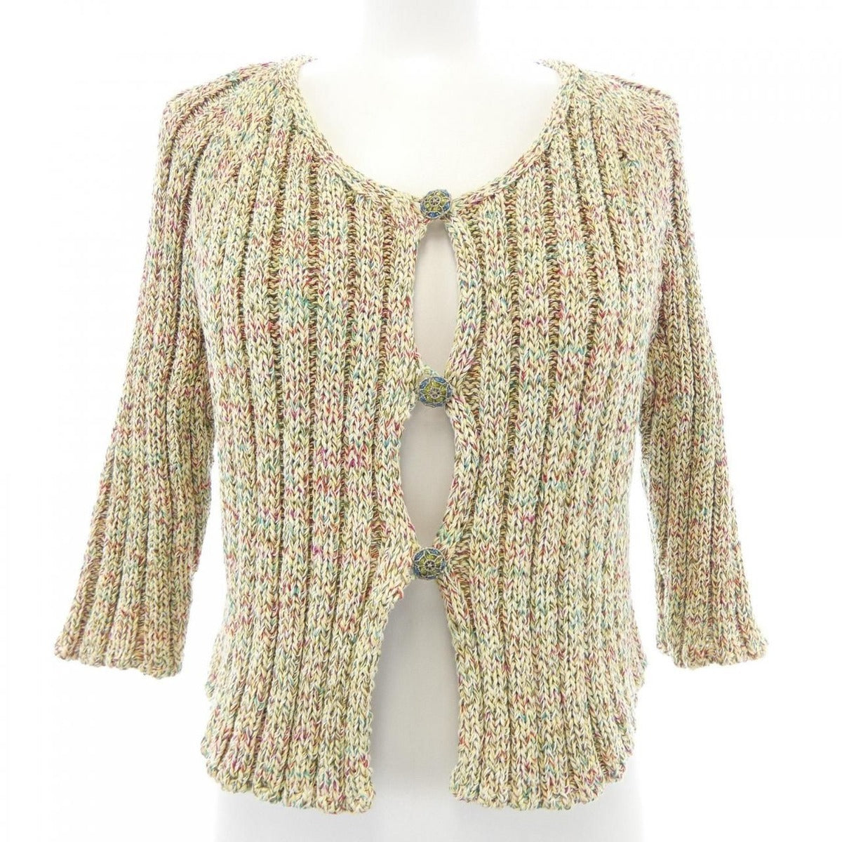 Chanel Cardigan Beige 36 Color Transparency
