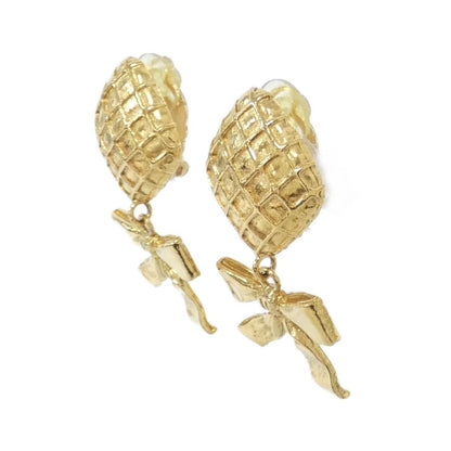 Chanel Vintage Earrings Gold — view 2