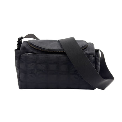 Chanel New Travel Line Nylon Black Shoulder