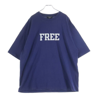 Balenciaga Free S Tee Front Embroidery Crew Neck Short Sleeve T-Shirt Cut Soft