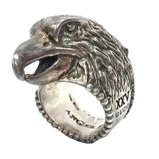Gucci Anger Forest Ring Eagle Head Aq4634