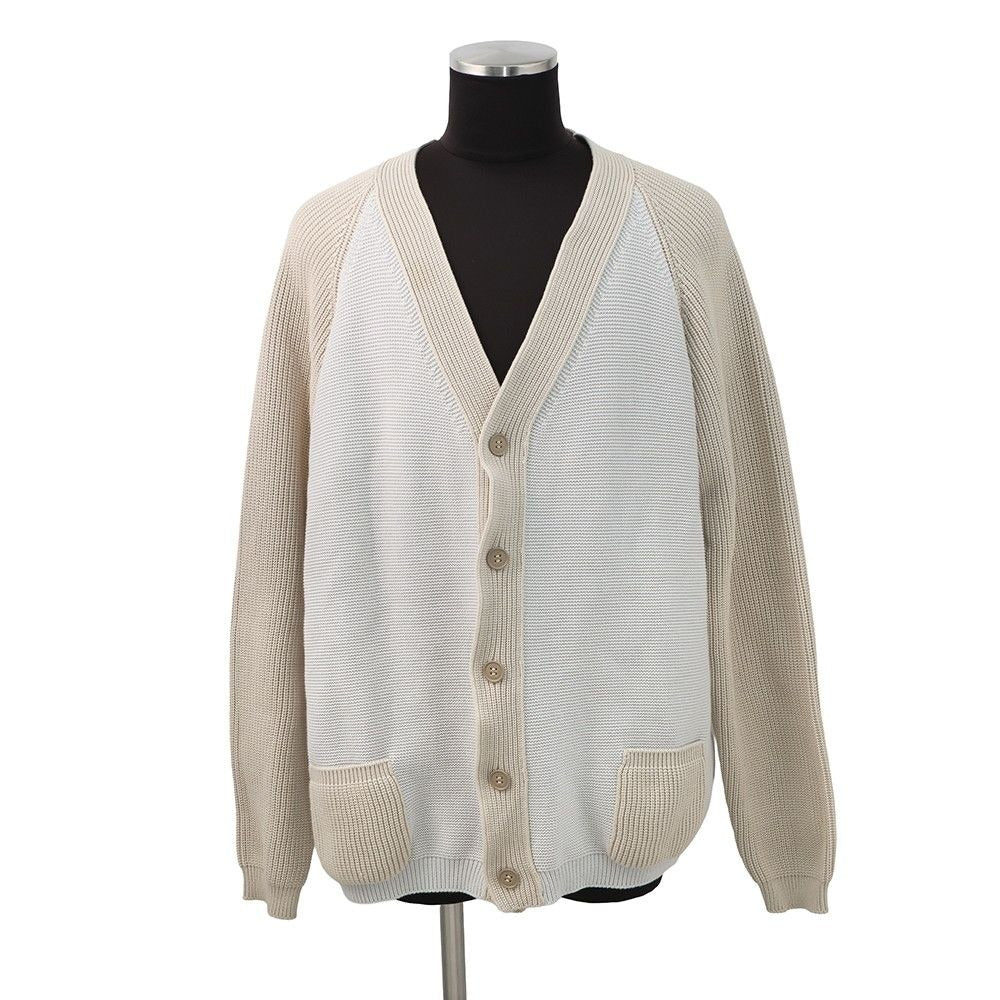 Fendi Cardigan Knit 58 Top Beige Light Gray