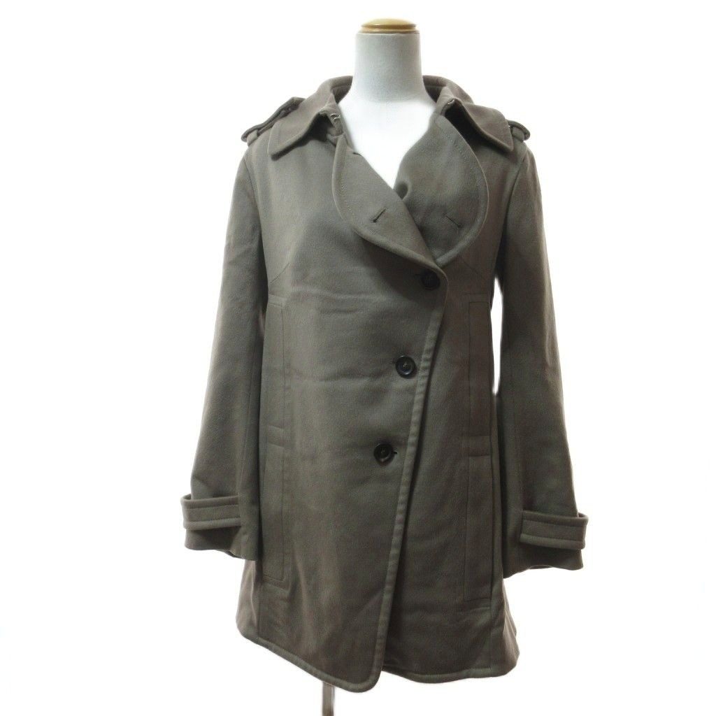 Celine Wool Asymmetric Trench Coat Belt