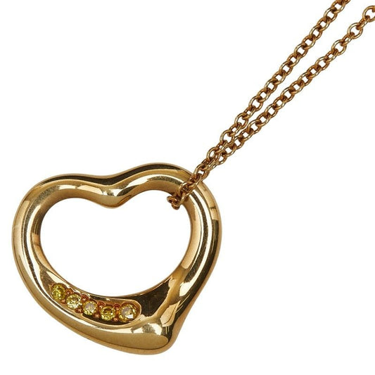 Tiffany & Co. Open Heart Gold Yellow 18K