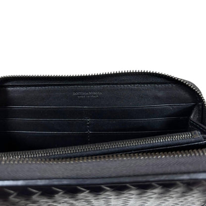 Bottega Veneta Intrecciato Wallet Leather Black — view 8