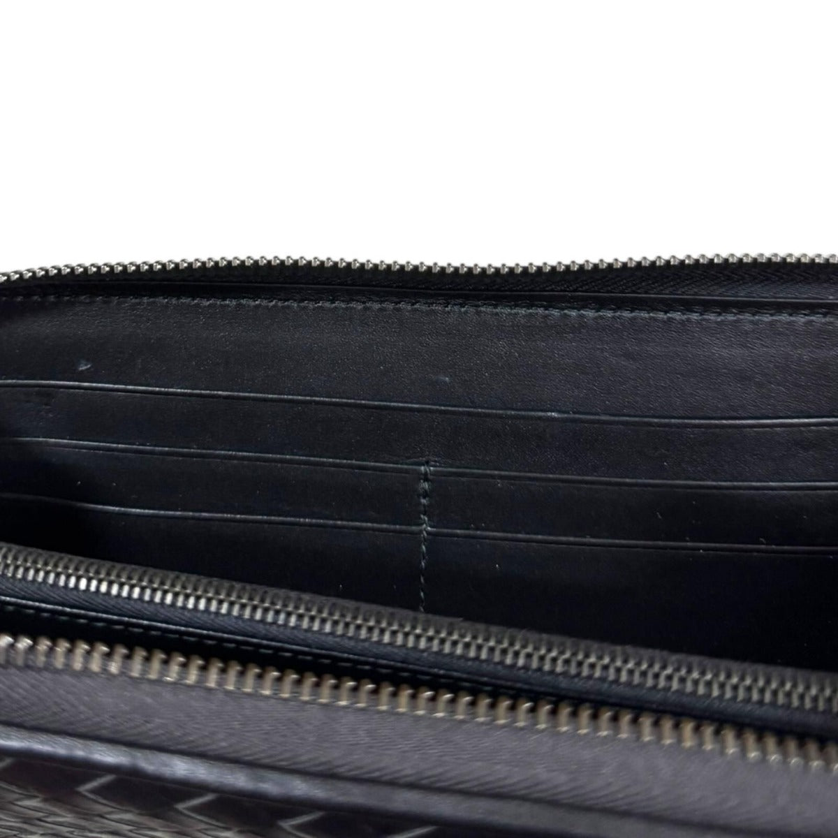 Bottega Veneta Intrecciato Wallet Leather Black — view 9