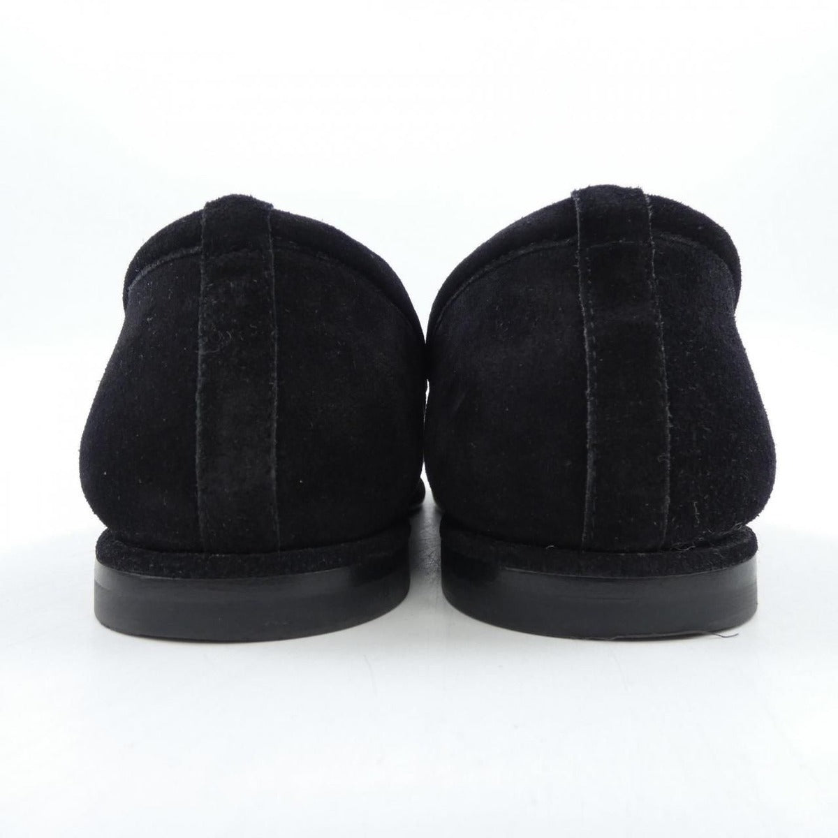 Chanel Moccasins Shoes Suede Black — view 5