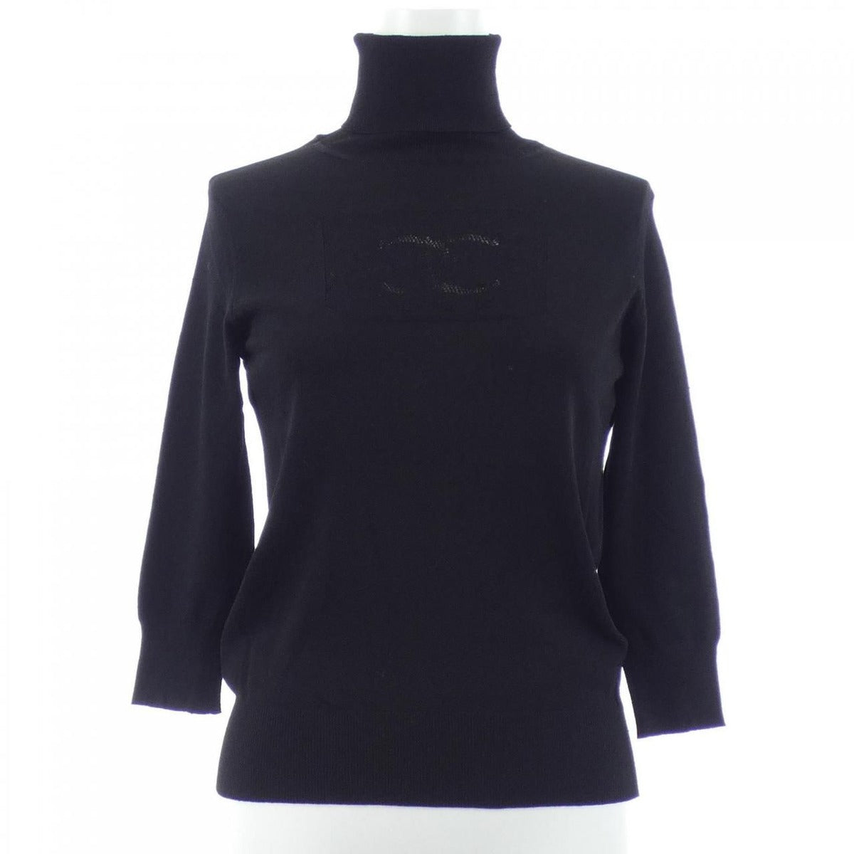 Chanel Vintage Knit Black 34