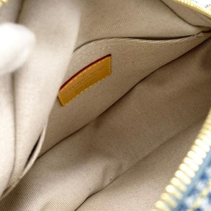 Louis Vuitton Shoulder Bag Chess Messenger N40706 Damier Denim Blue Beige Louis