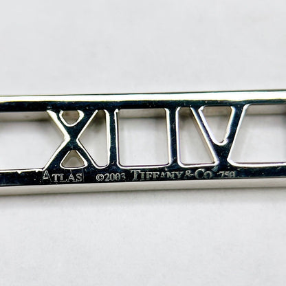 Tiffany & Co. Atlas Bar White Gold Necklace — view 3